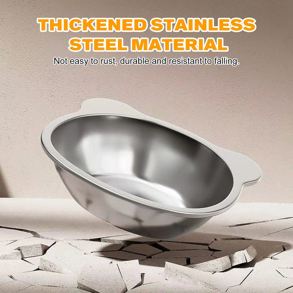 Stainless Steel Pet Bowl Slanted Anti Cervical Spondylosis for Cats