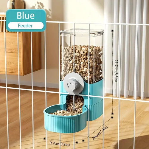 Suit Pet Hanging Water Dispenser Cat Automatic Feeder Dog Hanging Cage