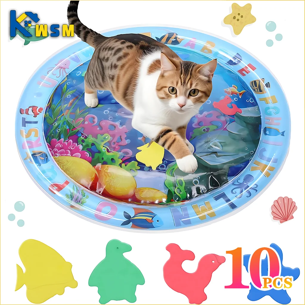 Water Sensory Play Mat Thickened Inflatable Water Mat For Cat And Dog