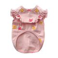 Two Legs Pet Shirt Small Breed Puppy Kitten Fall Rabbits Flowers Bear