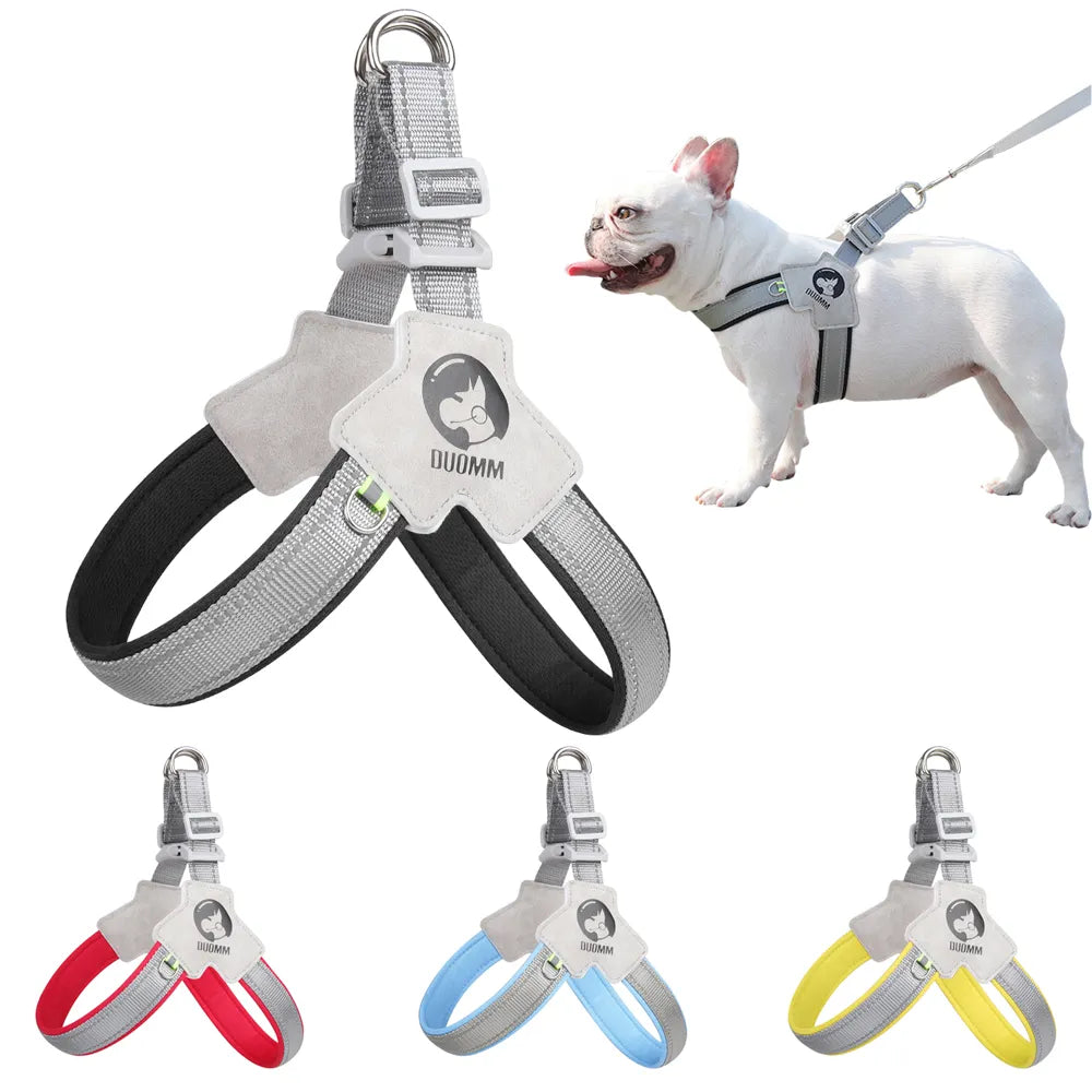 Reflective Pet Dog Harness For Small Medium Dogs Cat No Pull Vest