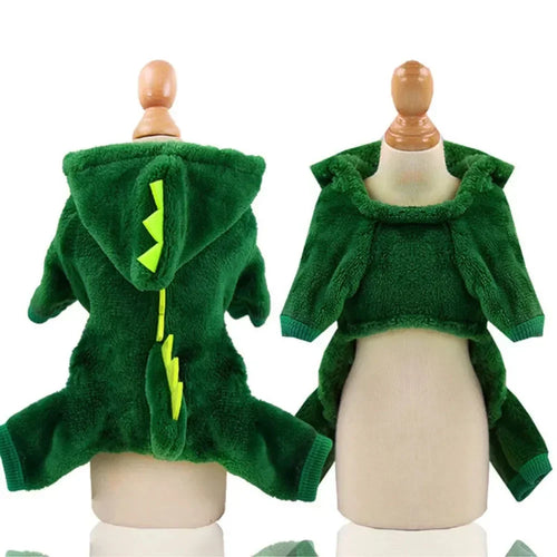 Pet Cat Dog Halloween Dog Clothes for Small Dogs Funny Dinosaur
