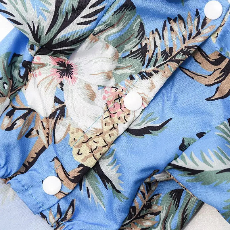 Hawaiian Style Pet Dog Clothe Summer SandBeach Dog Shirts for Small