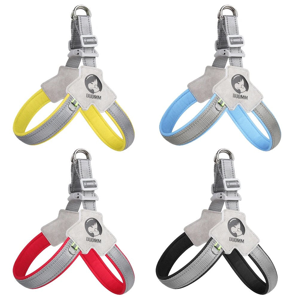 Reflective Pet Dog Harness For Small Medium Dogs Cat No Pull Vest