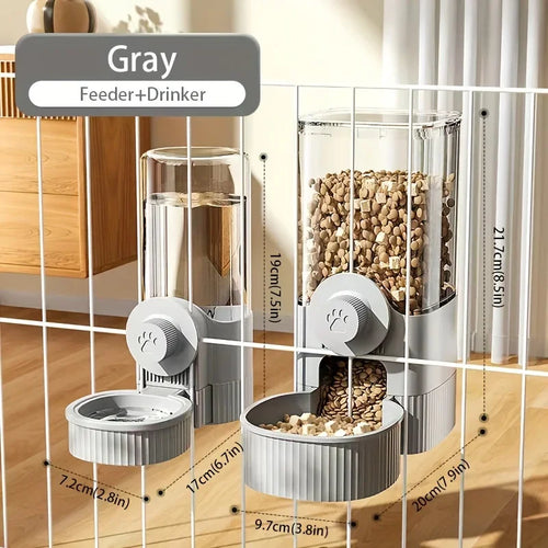 Suit Pet Hanging Water Dispenser Cat Automatic Feeder Dog Hanging Cage