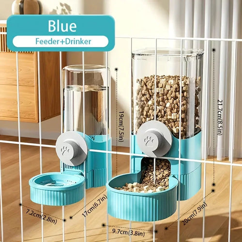 Suit Pet Hanging Water Dispenser Cat Automatic Feeder Dog Hanging Cage