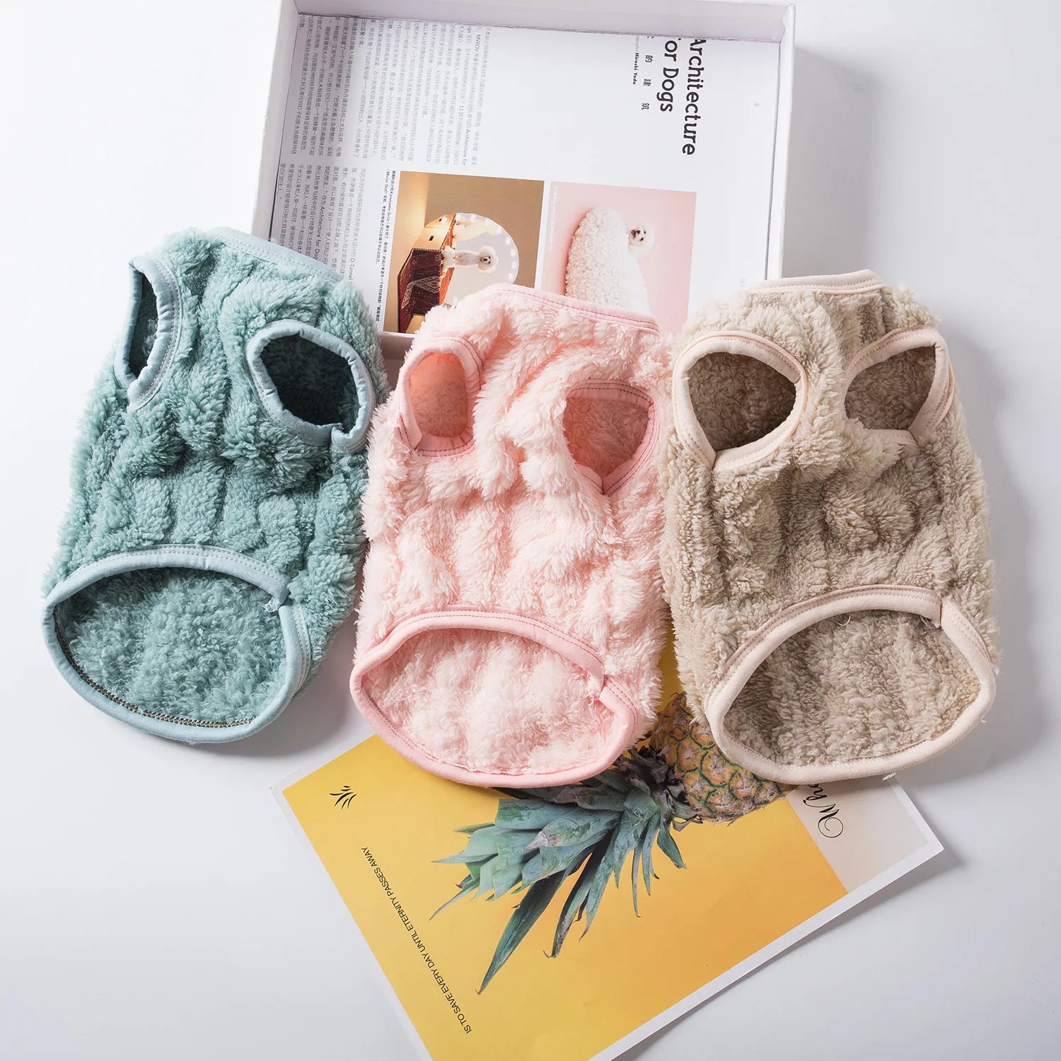Soft Cozy Cat Clothes Autumn Winter Warm Fleece Sweatshirt for Small