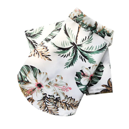 Hawaiian Style Pet Dog Clothe Summer SandBeach Dog Shirts for Small
