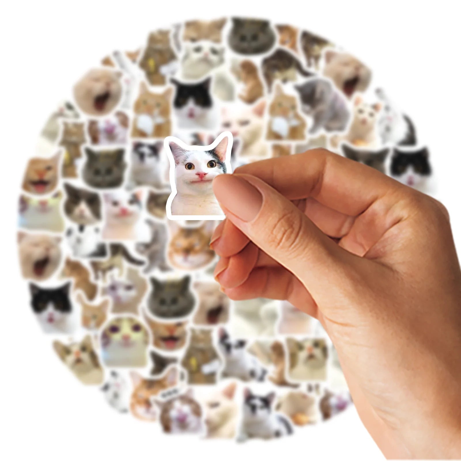 46pcs/Bag,Cat Stickers,Be for Suitcase Skateboard Luggage Laptop Phone