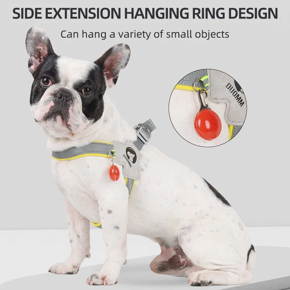 Reflective Pet Dog Harness For Small Medium Dogs Cat No Pull Vest