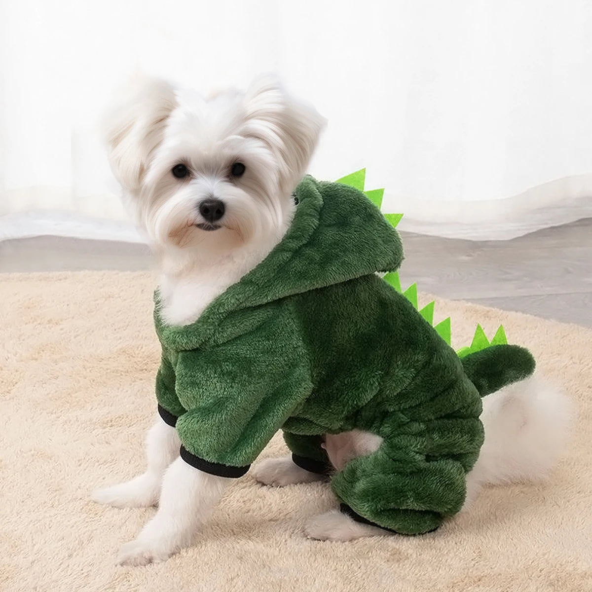 Pet Cat Dog Halloween Dog Clothes for Small Dogs Funny Dinosaur