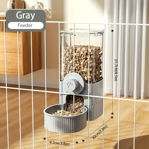Suit Pet Hanging Water Dispenser Cat Automatic Feeder Dog Hanging Cage