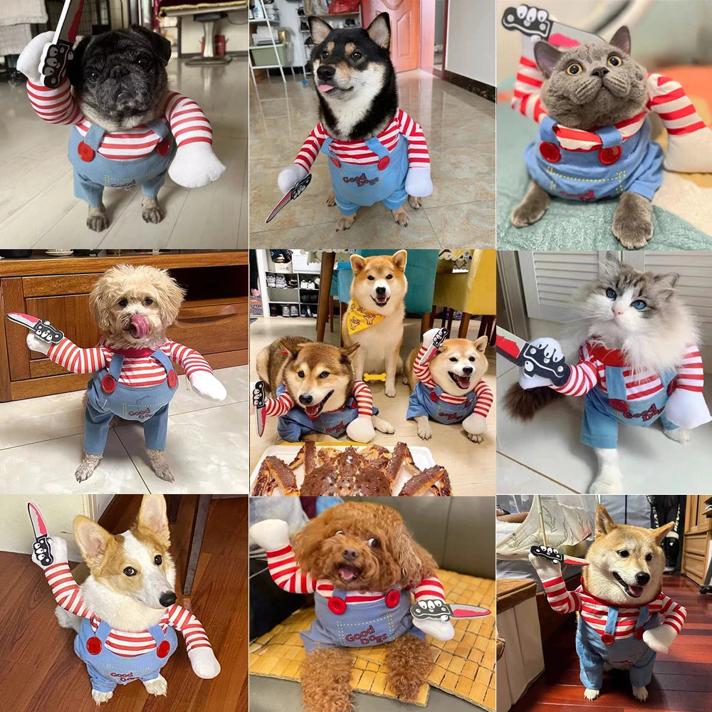 Funny Large Dog Halloween Costume For Small Dogs Cat Adjustable Pet