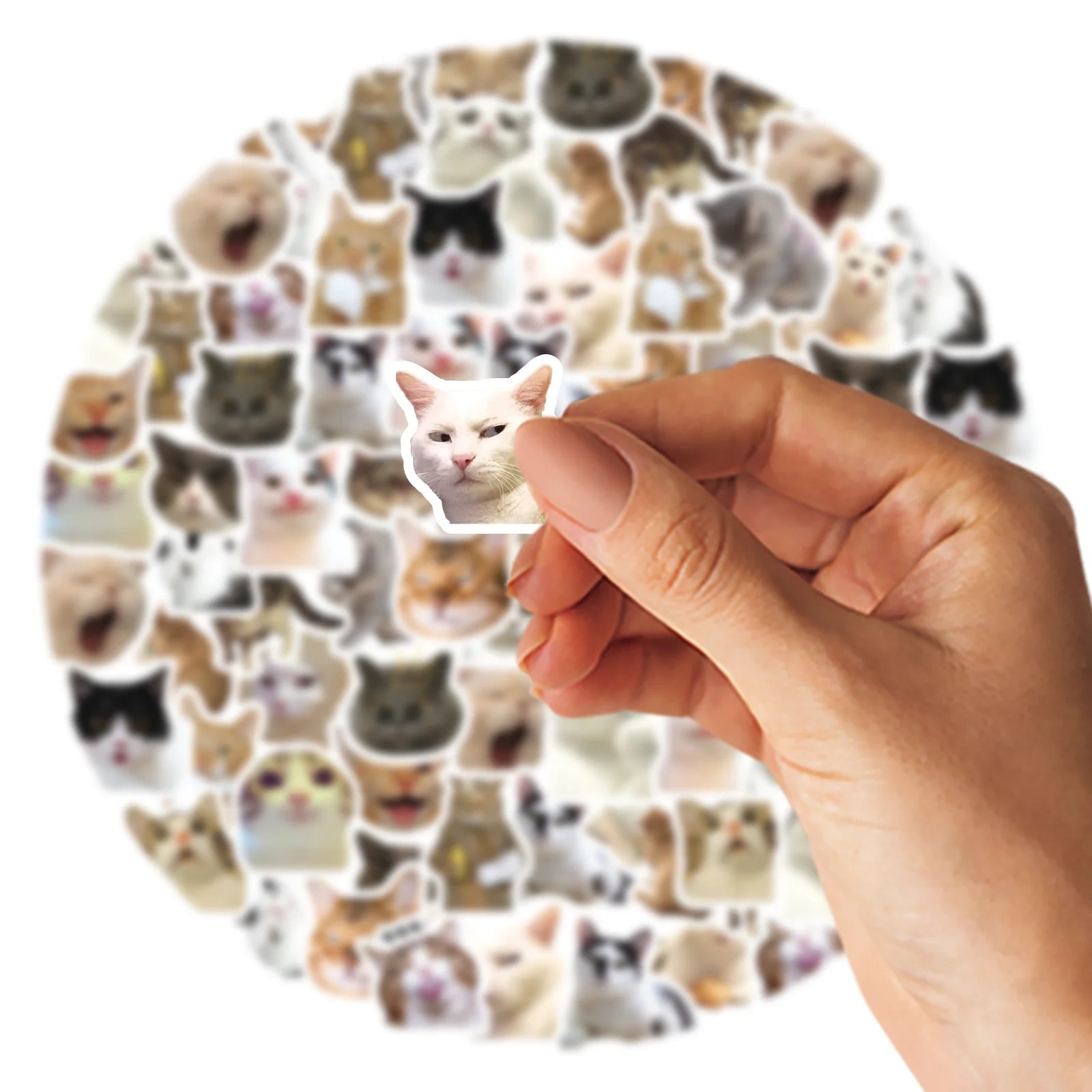 46pcs/Bag,Cat Stickers,Be for Suitcase Skateboard Luggage Laptop Phone