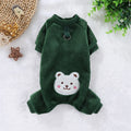 Autumn Winter Pet Dog Soft Fleece Clothes Warm Jumpsuit Coat for Small